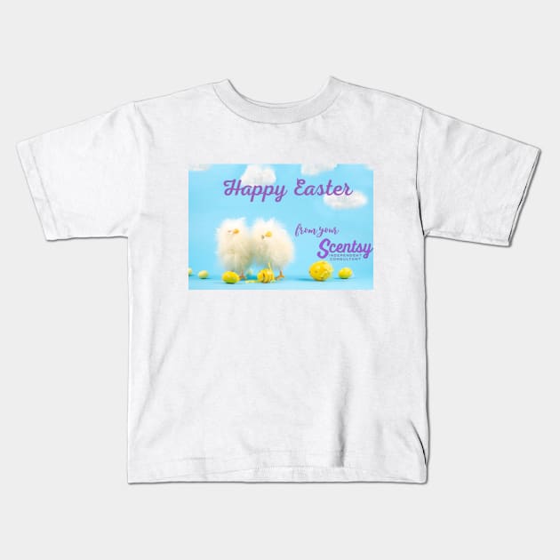 happy easter scentsy greetings Kids T-Shirt by scentsySMELL